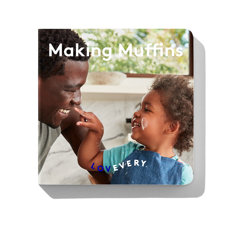 Making Muffins Board Book from The Helper Play Kit