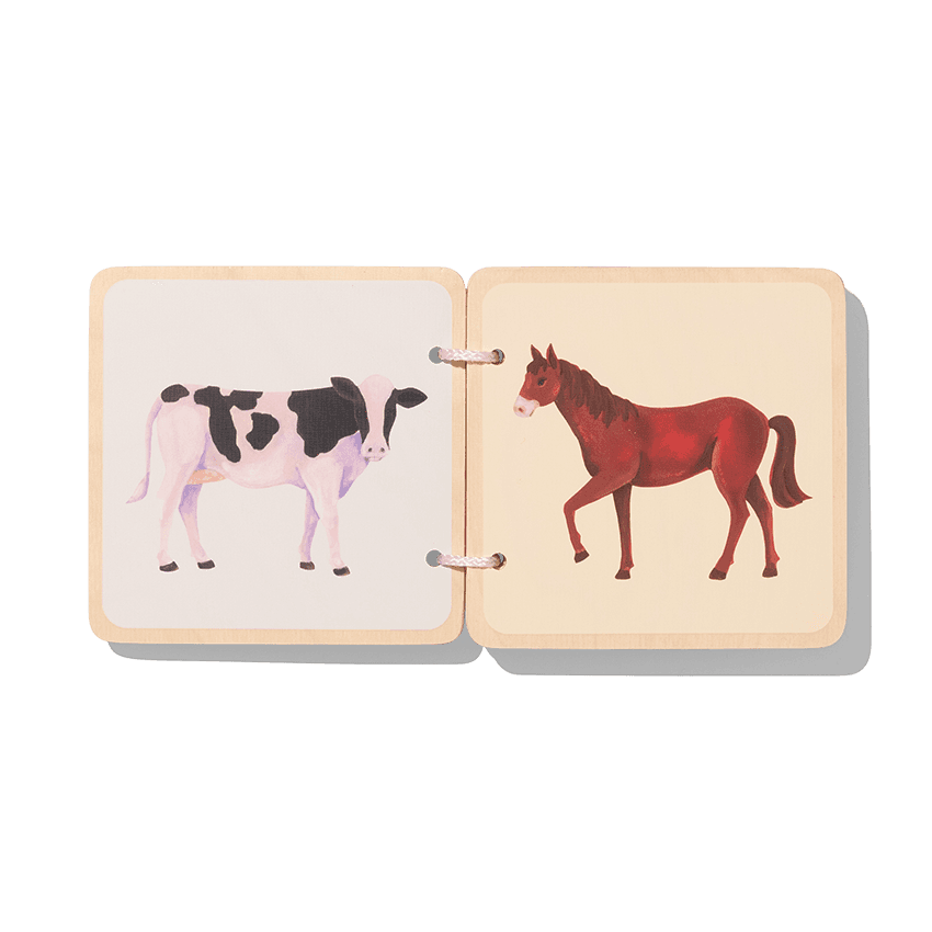 Animal Wooden Book inside