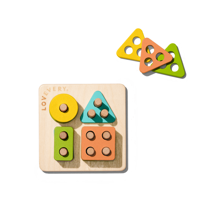 Sort & Stack Peg Puzzle from The Enthusiast Play Kit